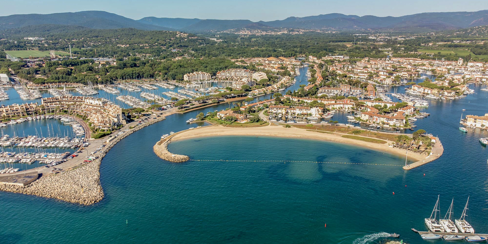 Aerial image of Grimaud